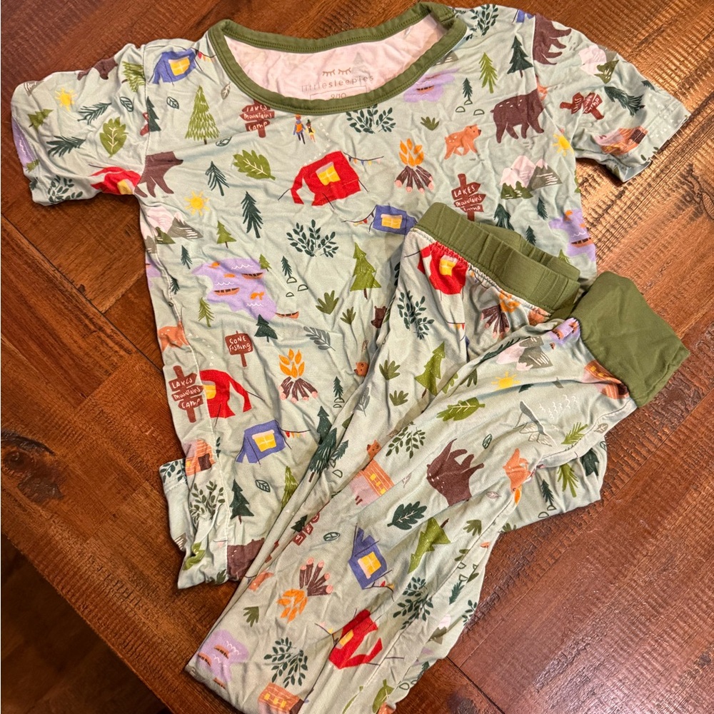 Little Sleepies Forest Adventure Pajama Set - Multicolor